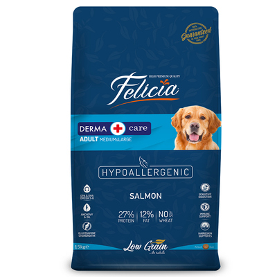 Felicia Derma Care Hypoallergenic Salmon adult 15 kg