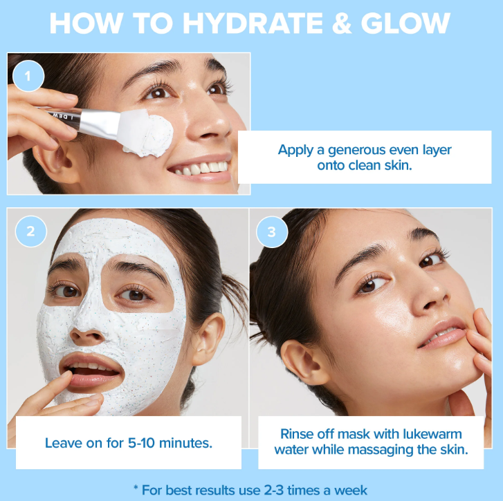 I Dew Care, Cake My Day Hydrating Sprinkle Wash-Off Beauty Mask 