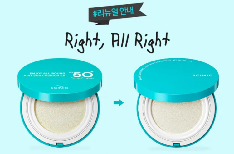SCINIC, Enjoy All Round Airy Sun Cushion EX 