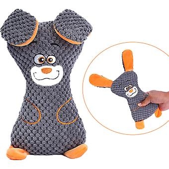 Dog Plush Toys Squeaky Dog Chew Toys with Erect Ears