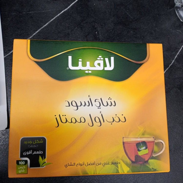 لافتا شاي اسود 100كيس 