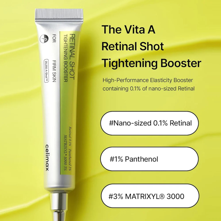 CELIMAX The Vita A Retinol Shot Tightening Booster سيروم ريتنال لعلاج التجاعيد 