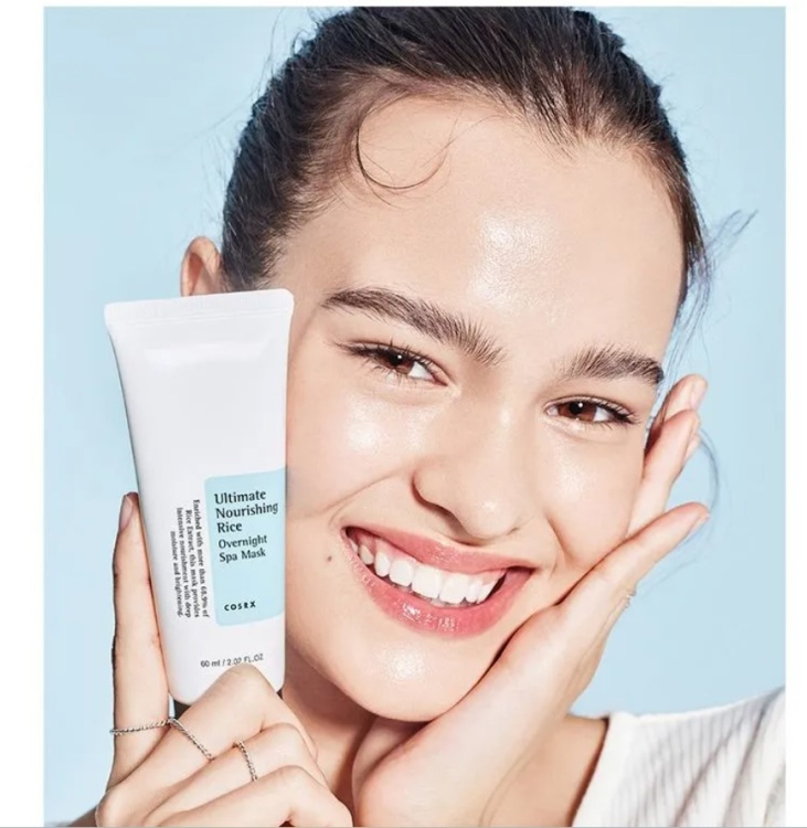 Cosrx, Ultimate Nourishing Rice Overnight Spa Mask كوزركس، ماسك الأرز الليليال