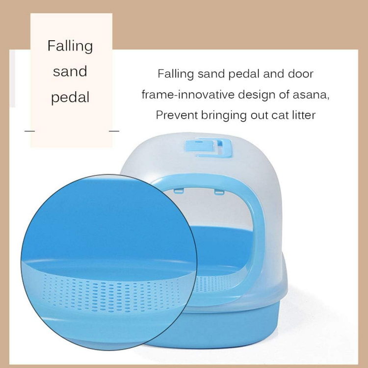 Cat Litter Boxes for Large Cats, Reduces Litter Tracking ,Litter Box Furniture with Cat Litter Scoop