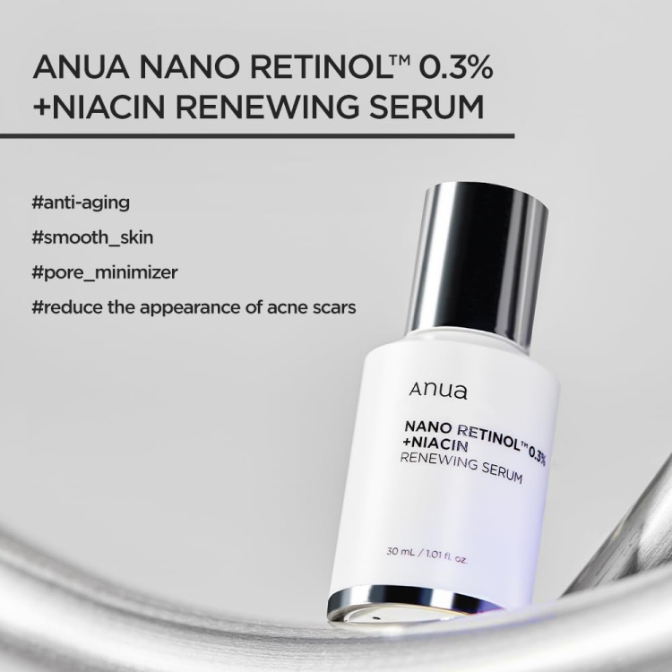 Anua Nano Retinol 0.3% + Niacin Renewing Serum سيروم الريتنول انوا