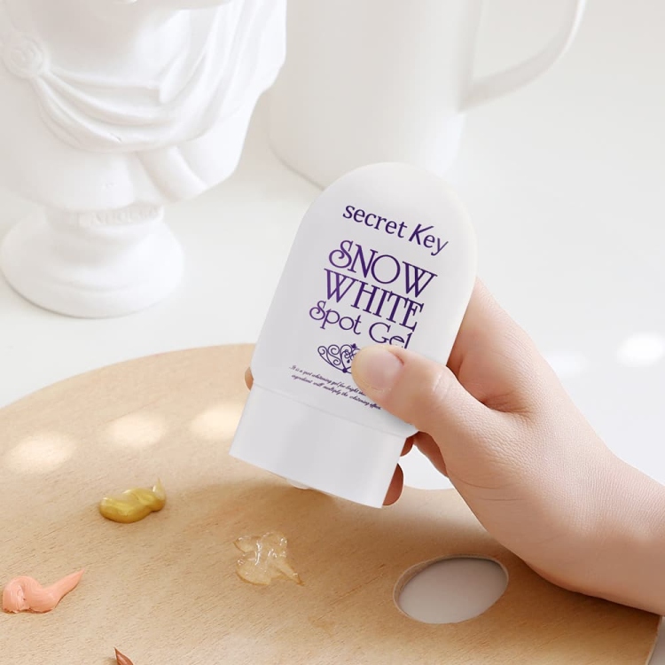 secret key snow white spot gel ❄️جل التفتيح الكوري الشهير سنو وايت