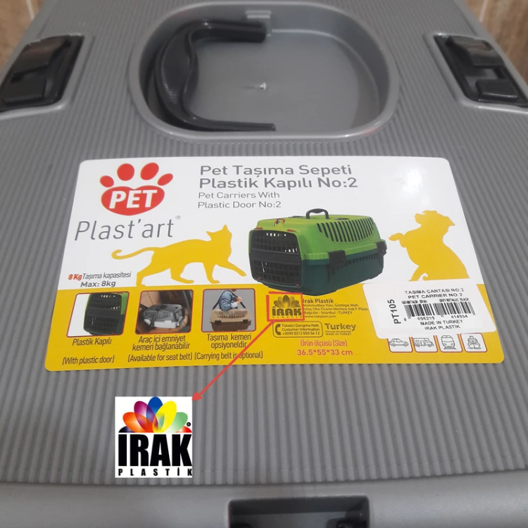 Box for carrying dogs and cats large  55x33x37 cm