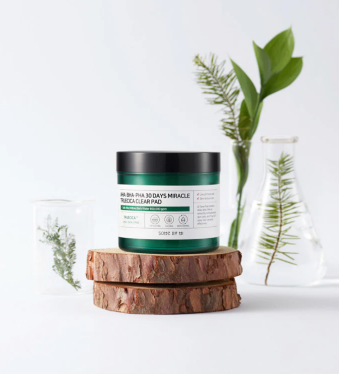 SOME BY MI, AHA, BHA, PHA 30 Days Miracle Truecica Clear Pad