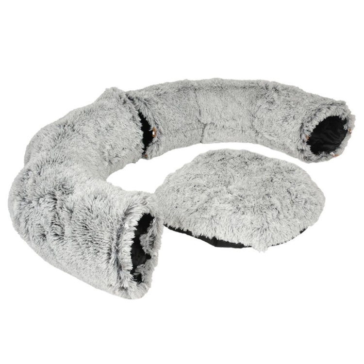 Snug cat tunnel and donut bed