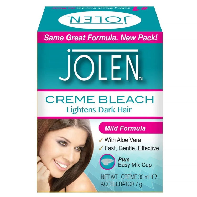Jolen Creme Bleach Lightens Dark Hair 