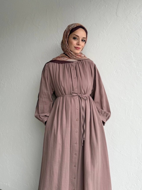 فستان لينن 🧡