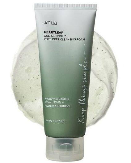 Anua - Heartleaf Quercetinol Pore Deep Cleansing Foam