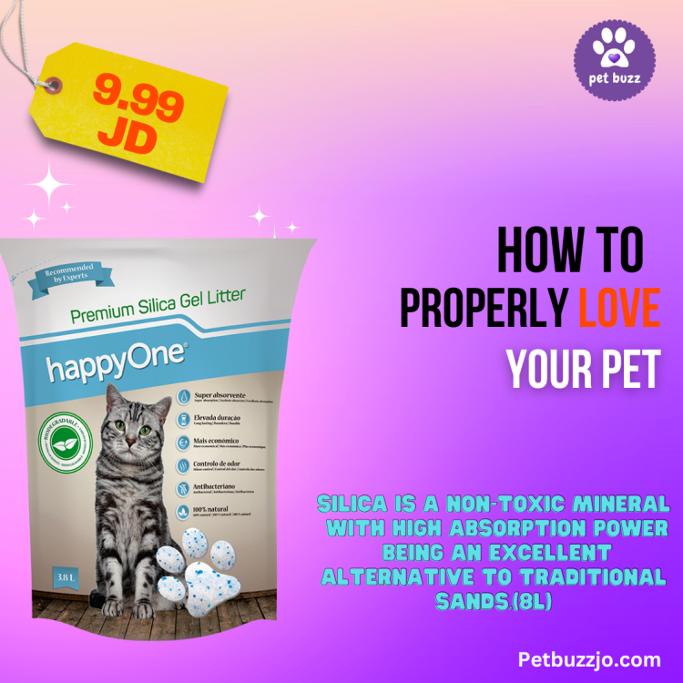 HappyOne Silica gel based Cat litter 3,8 litter