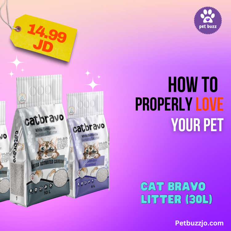 BRAVO turkey cat litter ( rose , lavender , fruites ) 5 litter