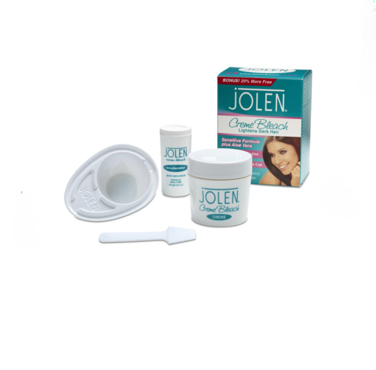 Jolen Creme Bleach Lightens Dark Hair 