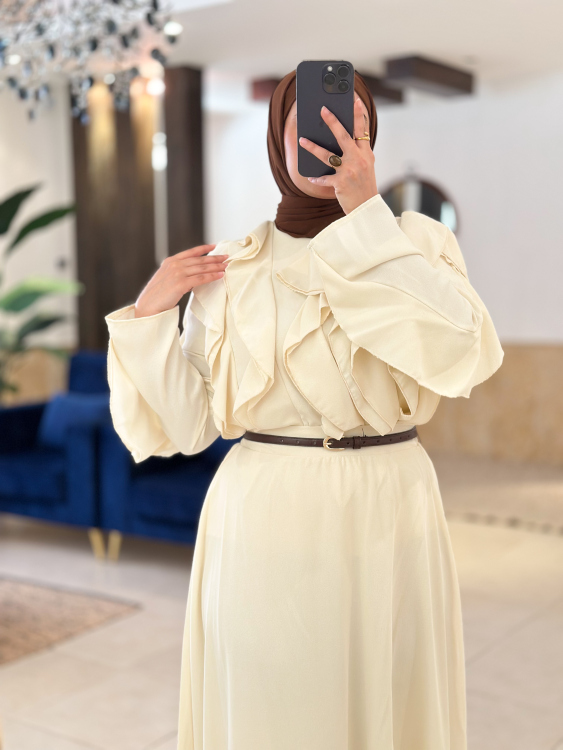 طقم  كريب جورجيت  