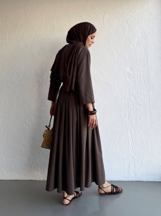 طقم بني كاكاو 