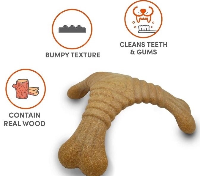 Teether Dog Toy Triangle shape