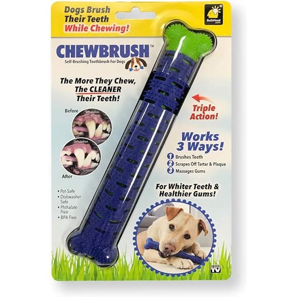 BulbHead Chewbrush Toothbrush and Toy - Great Teeth Cleaning Toy 