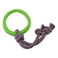 TOM dog rope with ring 18 x 27 cm rubber/cotton