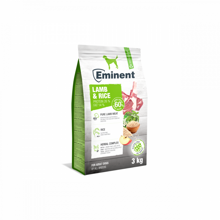 Eminent Lamb & Rice – طعام جاف للكلاب البالغة
