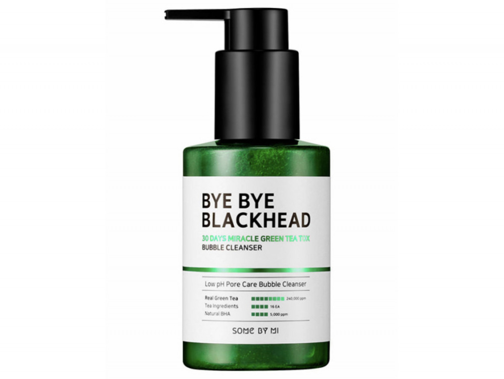 Some By Mi Bye Bye Blackhead 30 Days Miracle Green Teal Tox Bubble Cleanser