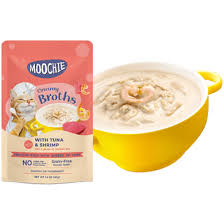 Moochie Kitten Creamy Broth With Tuna & Shrimp 40g 