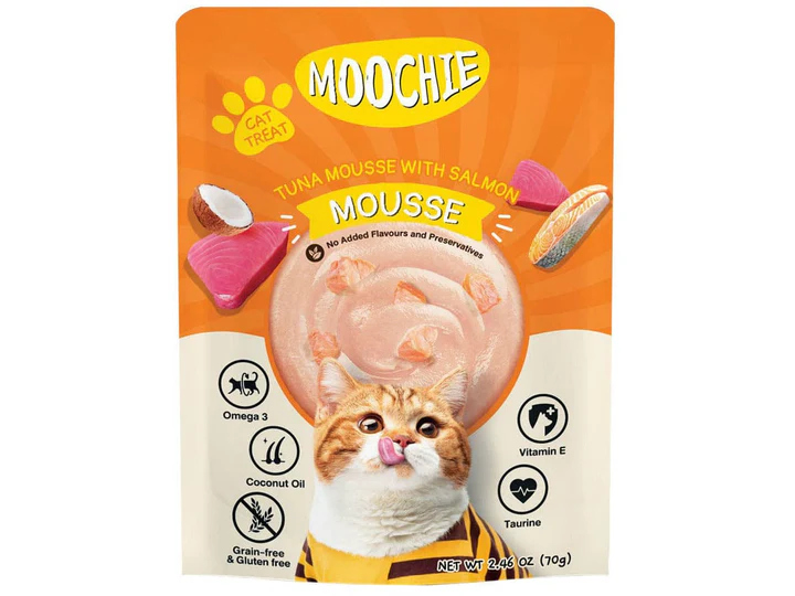 Moochie Mousse Tuna With Salmon 70G Pouch