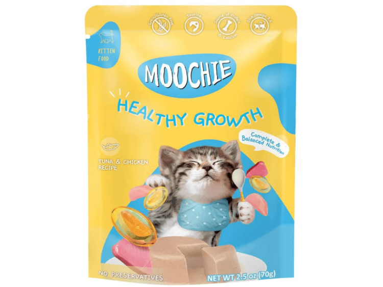 Moochie Tuna Mousses For Kitten (Healthy Growth) 70G Pouch