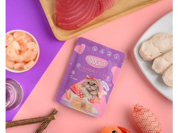 Moochie Pate With Prawn (Hairball Care) 70G Pouch