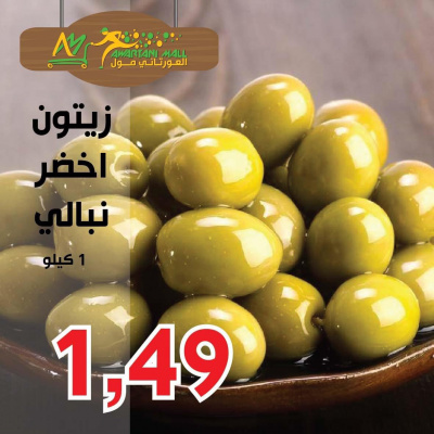 زيتون اخضر عرض 