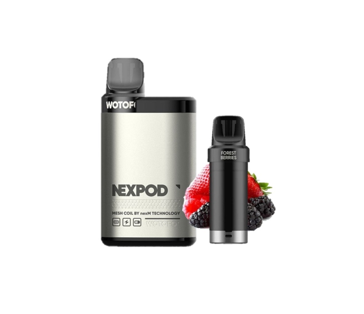 NEXPOD   Forest Berries - Device  + Prefilled Pod - 5000 Puff 