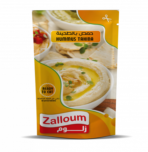 زلوم حمص بالطحينية 135 غرام*4