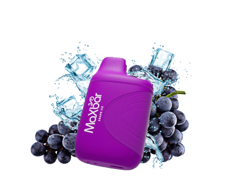 MaxBar - Grape Ice - 7000 Puff -  Rechargeable, Disposable Vape 