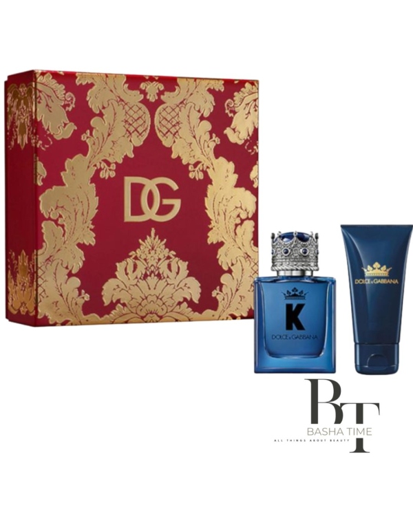 مجموعة دولتشي آند غابانا كي للرجال (عطر بخاخ 50 مل + جل استحمام 50 مل)