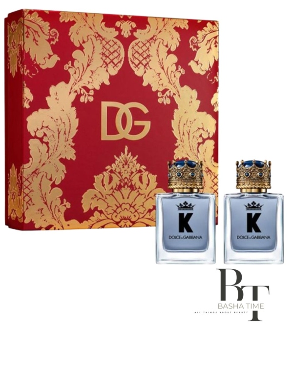 مجموعة دولتشي آند غابانا "كي" للرجال (عطر بخاخ 50 مل + عطر 50 مل)