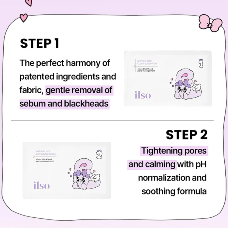 ilso - Natural Mild Clear Nose Pack Esther Bunny Edition 