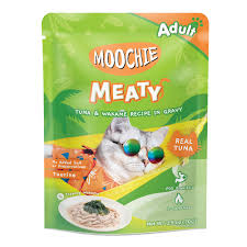 Moochie Cat Food Tuna & Wakame Recipe in Gravy Pouch 70G