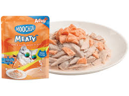 Moochies Cat Food Tuna with Salmon and Jelly 70G