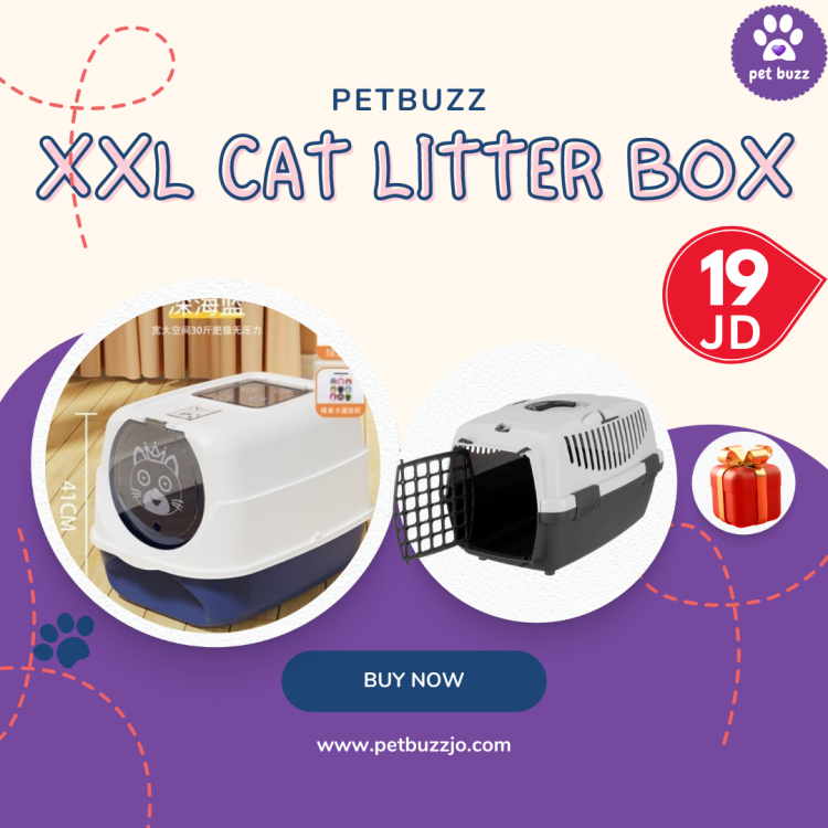 Closed litter box with carrier box offer 