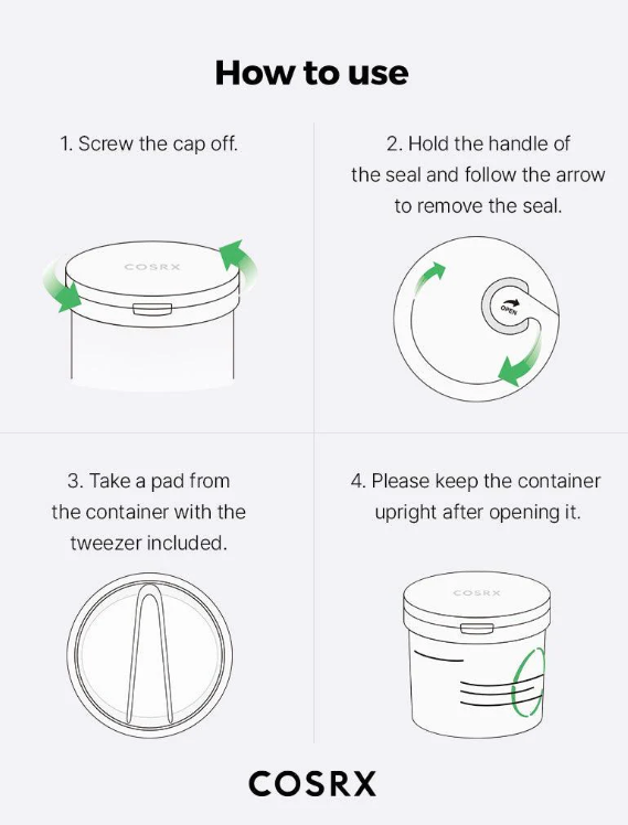 COSRX, One Step Green Calming Pad