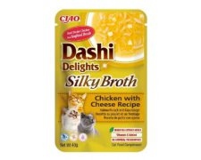 Inaba Cat Dashi Delights Flakes Chicken Cheese with chicken and cheese wet cat food 40g