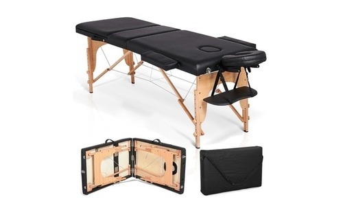 Portable Massage Bed - Wood