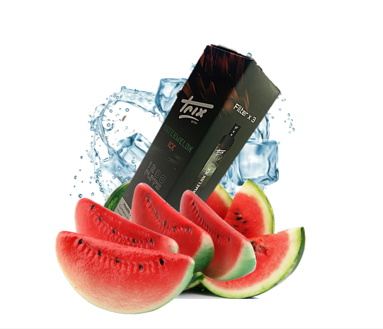 Trix Mini Watermelon Ice  - 1200 Puff - Disposable Vape 