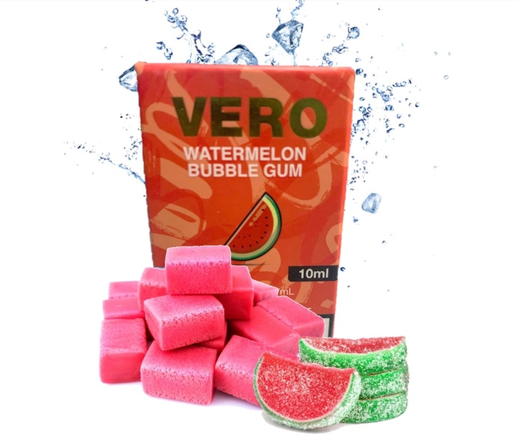 VERO  Watermelon Bubblegum Ice - SaltNic -  Vape Juice - 10ml - 20mg Nicotine 