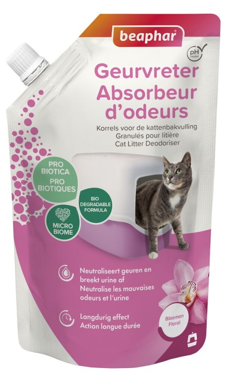 beaphar cat litter deodoriser floral
