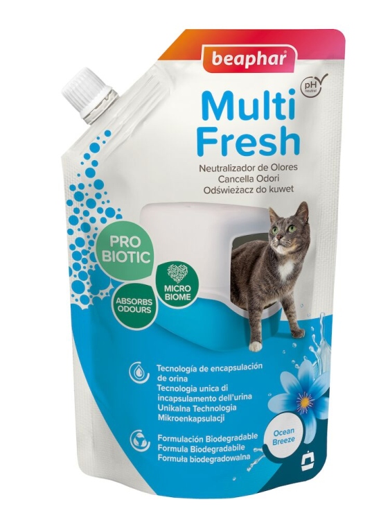 beaphar cat litter deodoriser multi fresh