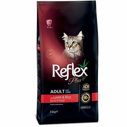 reflex plus adult cat food lamb&rice 