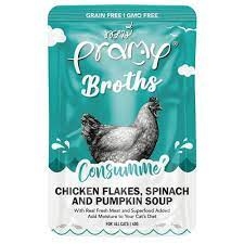 Pramy Broths – Chicken Flakes, Spinach and Pumpkin Soup