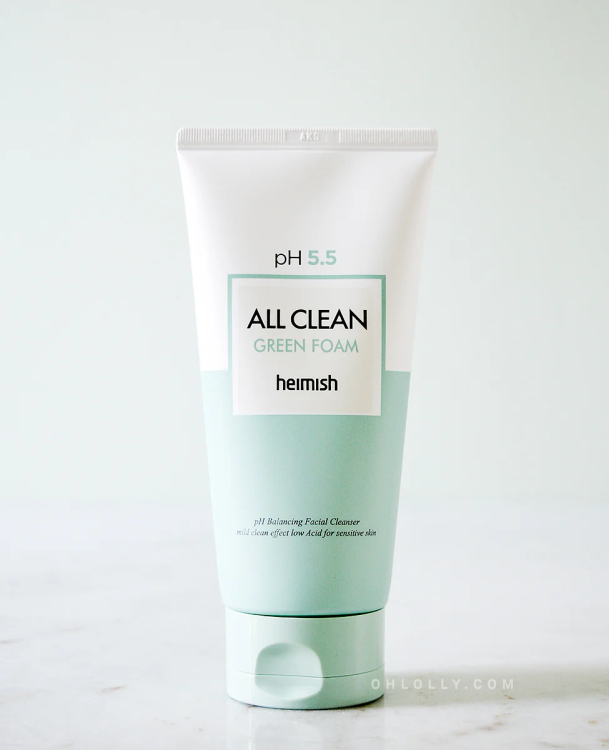 Heimish All Clean Green Foam Cleanser غسول فوم رغوي من هايمش